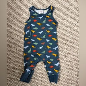 Hanna Andersson Blue Dinosaur One Piece